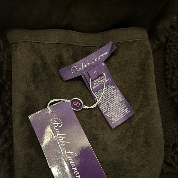 Ralph Lauren Purple Label Wilmer Reversible Shearling Coat - Picture 11 of 11
